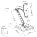 InLine® Tablet Halterung für Wand- oder...