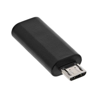 InLine USB 2.0 Adapter, Micro-USB Stecker auf USB Typ-C Buchse