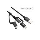 InLine 3-in1 USB Kabel, Micro-USB, Lightning, USB Typ-C,...
