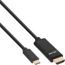 InLine USB Display Kabel, USB Typ-C Stecker zu HDMI...