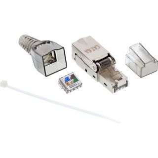 InLine RJ45 Stecker Cat.6A 500MHz, feldkonfektionierbar, geschirmt