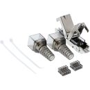 InLine® Kabelverbinder Cat.6A, geschirmt, schmale...