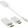 InLine® USB Display Konverter Set 6-in-1, 4K/60Hz silber