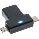 InLine USB 3.1/2.0 OTG T-Adapter, Typ C Stecker oder...