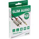 InLine Basic Slim Audio Kabel Klinke 3,5mm ST an 2x Cinch...
