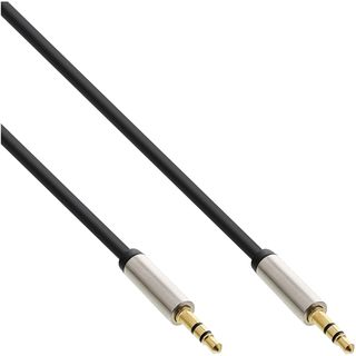 InLine Basic Slim Audio Kabel Klinke 3,5mm ST/ST, Stereo, 1m