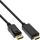 InLine® DisplayPort zu HDMI Konverter Kabel, 4K/60Hz, schwarz, 1,5m