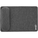 InLine® Mauspad mit Handballenauflage, textil, schwarz