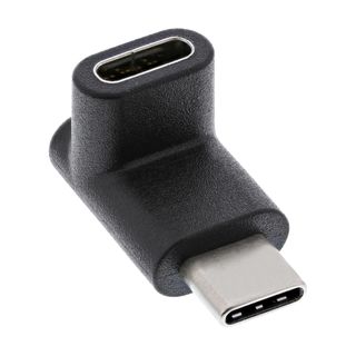 InLine USB 3.1 Adapter, Typ C Stecker an C Buchse, oben/unten gewinkelt (Gen.2)