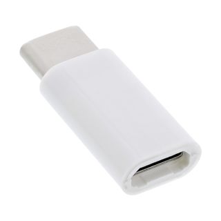 InLine USB 2.0 Adapter, USB Typ-C Stecker auf Micro-USB Buchse