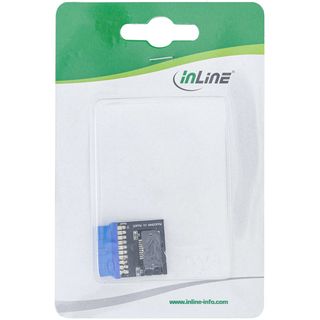 InLine USB 3.0 zu USB 3.1 Frontpanel Key-A Adapter intern