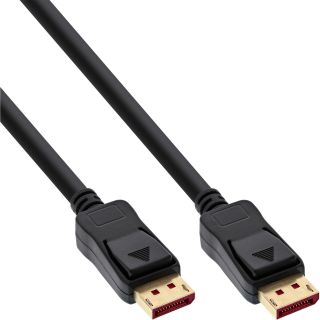 InLine DisplayPort 1.4 Kabel, 8K4K, schwarz, vergoldete Kontakte, 1m