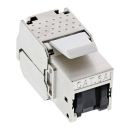 InLine® Keystone RJ45 Buchse, SNAP-In, Cat.6a, mit...