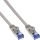 InLine® Patchkabel flach, U/FTP, Cat.6A, grau, 0,5m
