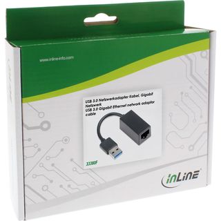 InLine USB 3.0 Netzwerkadapter Kabel, Gigabit Netzwerk