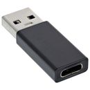 InLine USB 3.2 Gen.2 Adapter, USB-A Stecker auf USB Typ-C...