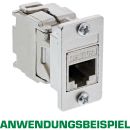 InLine® Keystone SNAP-In Modulhalter, 1-fach, Metall,...