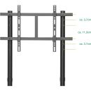 InLine® TV-Wagen, für LED-TV 37"-80" (94-203cm), max. 80kg