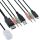 InLine® KVM Switch, 2-fach, USB-C+DP zu DisplayPort, 4K, Audio, integr. Kabel