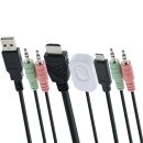 InLine® KVM Switch, 2-fach, USB-C + HDMI zu HDMI, 4K,...