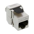 InLine® Keystone RJ45 Buchse, SNAP-In, Cat.6a,...