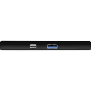 InLine MultiHub, Surface Pro 4/5/6, 3-Port USB 3.2 Typ-A Buchse, HDMI 4K, Cardreader, schwarz