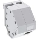InLine® Keystone SNAP-In LWL Keystone Modulhalter, 1-fach für Hutschiene