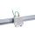 InLine® Keystone SNAP-In LWL Keystone Modulhalter, 1-fach für Hutschiene