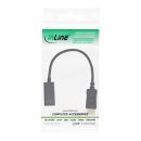InLine® DisplayPort zu HDMI Stecker / Buchse...