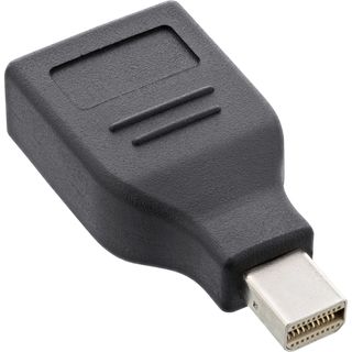 InLine DisplayPort Konverter, mini DisplayPort Stecker auf HDMI Buchse, FullHD/60Hz, schwarz