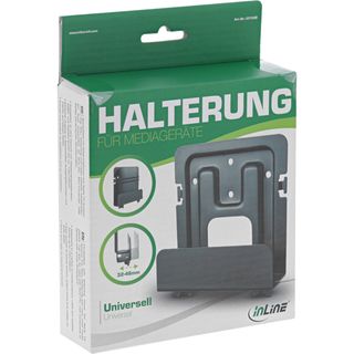 InLine Halterung fr Mediagerte / Streaming-Boxen, 32-46mm