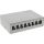 InLine® Patchfeld-Dose Aufputz für 8x Keystone RJ45, Metall, lichtgrau RAL7035