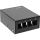 InLine® Patchfeld-Dose Aufputz für 4x Keystone RJ45, Metall, schwarz RAL9005