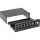 InLine® Patchfeld-Dose Aufputz für 8x Keystone RJ45, Metall, schwarz RAL9005