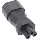 InLine Netzadapter IEC 60320 C14 / C5, 3pol. Kaltgerte /...