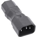 InLine® Netzadapter IEC 60320 C14 / C13, 3pol....