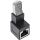 InLine® Patchkabel-Adapter Cat.6A, RJ45 Stecker/Buchse, 90° nach unten gewinkelt