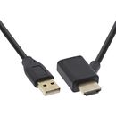 InLine HDMI Adapter Stecker/Buchse mit USB-Power...