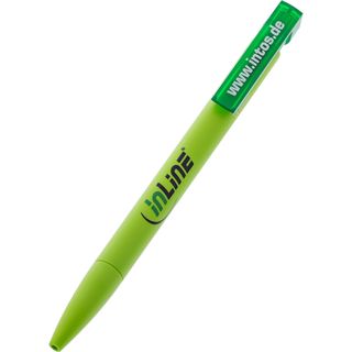 InLine Kugelschreiber, grün, biobased