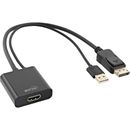 InLine HDMI BU zu DisplayPort ST Konverter Kabel, 4K,...