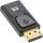 InLine® Konverter DisplayPort Stecker auf HDMI Buchse, 4K/60Hz, mit Audio