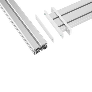 InLine Slatwall Panel Aluminium, für Tischhalterung, 1m