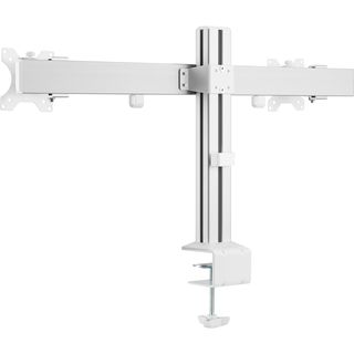 InLine Aluminium Monitor-Tischhalterung fr 2 Monitore bis 32, 8kg