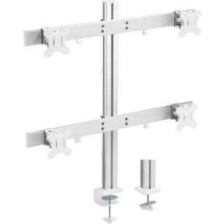 InLine Aluminium Monitor-Tischhalterung fr 4 Monitore bis 32, 8kg