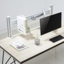InLine® Slatwall Monitorhalterung lang, weiß