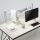 InLine® Slatwall Monitorhalterung lang, weiß