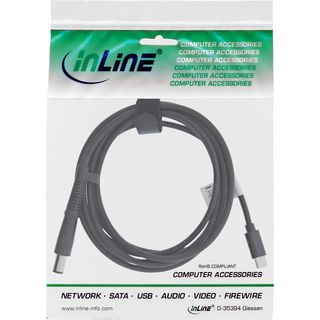 InLine USB Typ-C zu HP Notebook (rund/groß) Ladekabel, 2m