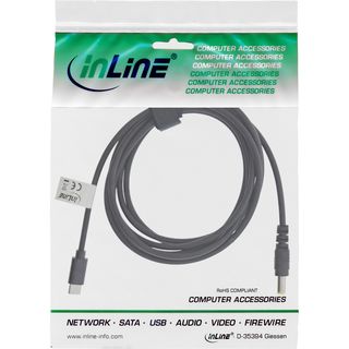 InLine USB Typ-C zu ASUS/Lenovo Notebook (rund) Ladekabel, 2m