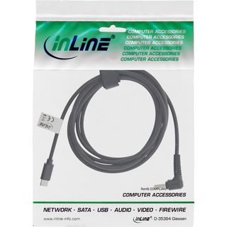InLine USB Typ-C zu BenQ/ASUS Notebook (rund/klein) Ladekabel, 2m