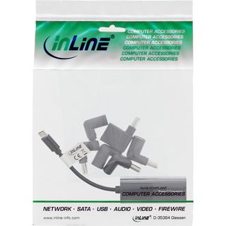 InLine Notebook Netzteil zu USB Typ-C 7-in-1 Lade-Set